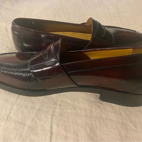 Cole Haan Mens burgundy loafers size 8.5 - Picture 15 of 16